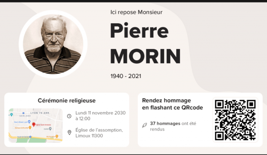 L’espace hommage en ligne de Simplifia apporte aux familles endeuillées un service moderne et personnalisé pour rendre hommage aux défunts.